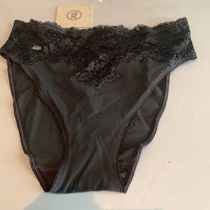 La Perla panties black lace women's size 8